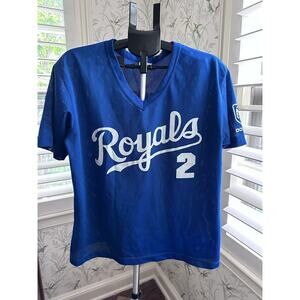 MLB Kansas City Royals Mens Jersey Blue Size L
